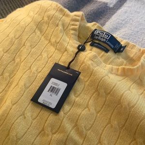 Polo by Ralph Lauren 100% Cashmere New with Tags Pullover Sweater